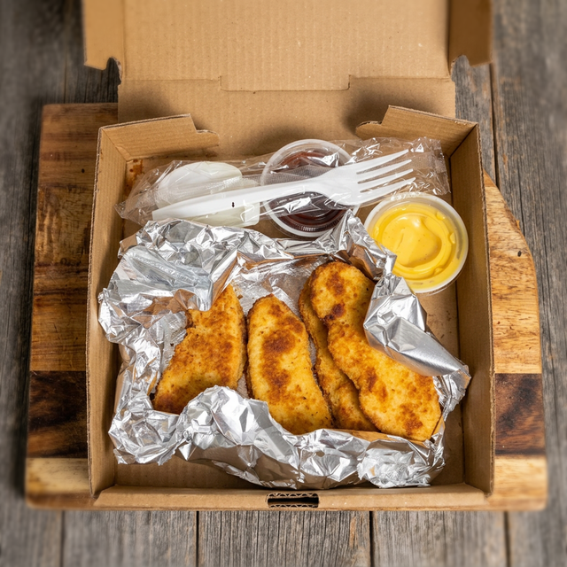 Plain Chicken Strips.